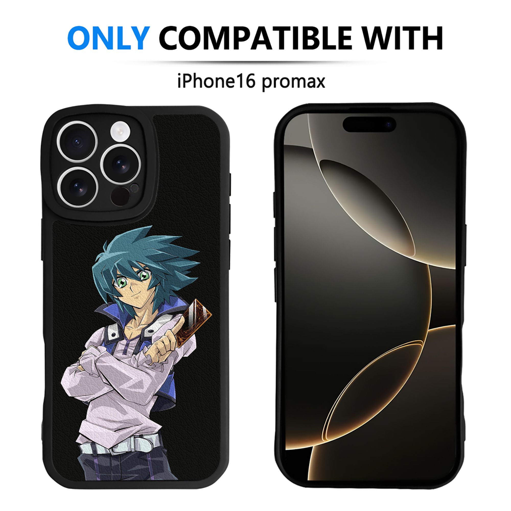 遊☆戯☆王 Yu-Gi-Oh! 【iPhone 16シリーズ対応】シリコンスマホケース（レザー調） 材質：シリコン